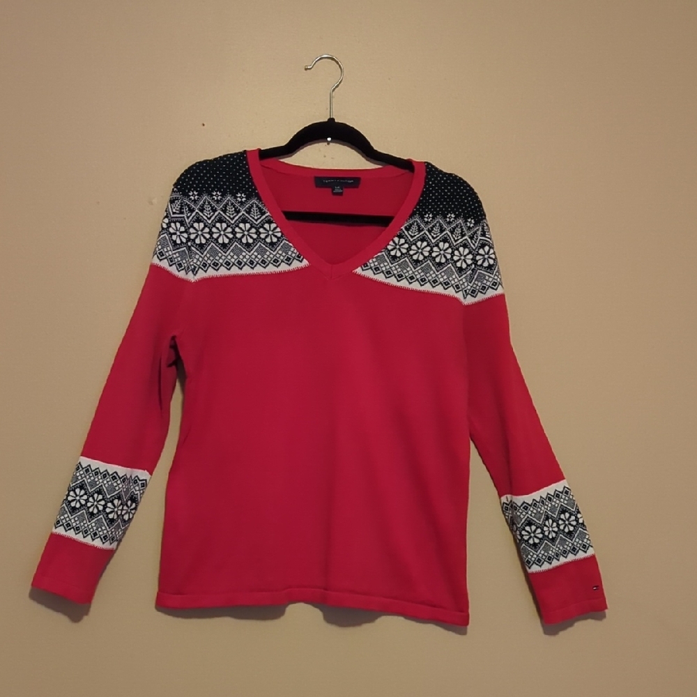 Tommy Hilfiger Red Sweater